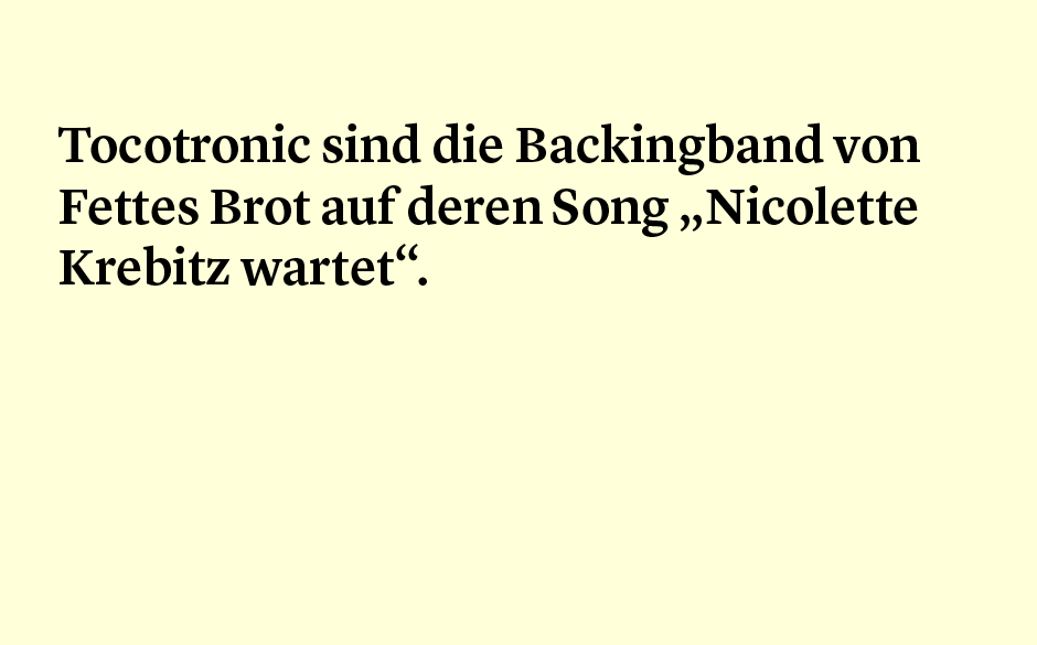 Faktum 68: Tocotronic und Fettes Brot