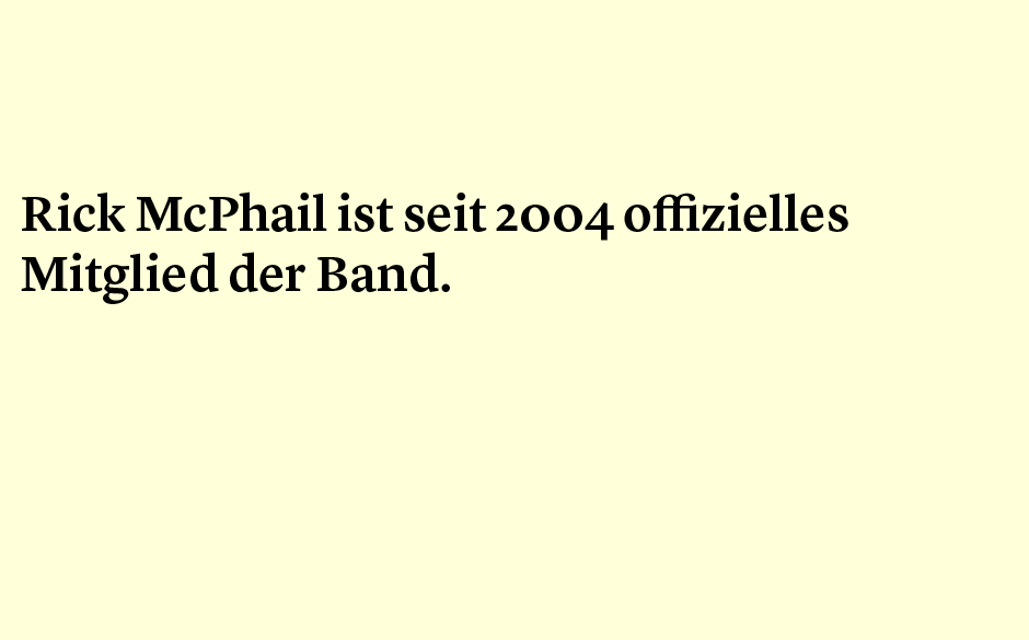 Faktum 70: Rick McPhail und Tocotronic