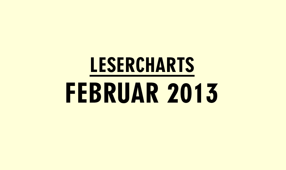 Die Lesercharts im Februar
