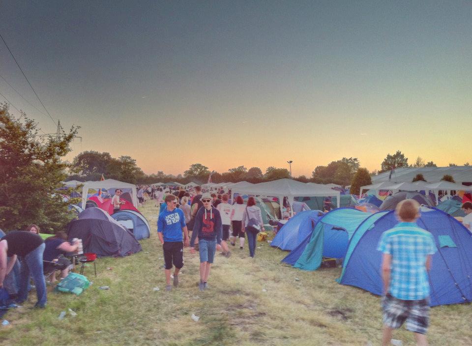 Zelten bei Omas Teich