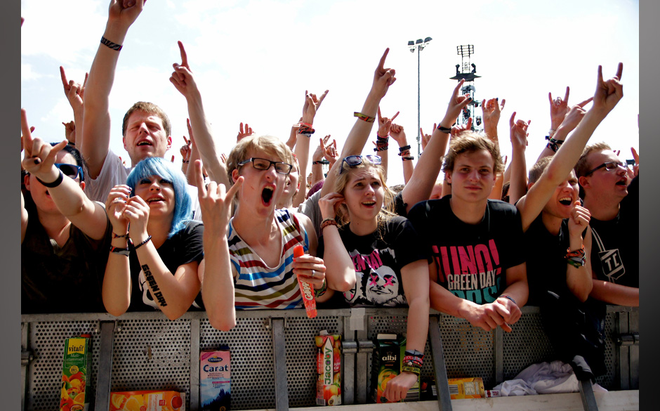 Jubeln für Greenday