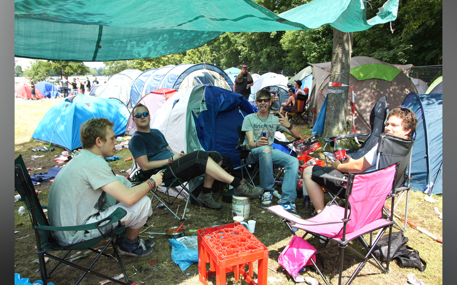 Ob die auch Bands gesehen haben?