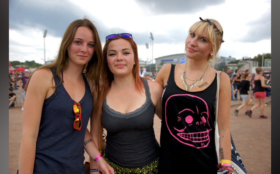 Gefährliche Regenwolken im Hintergrund