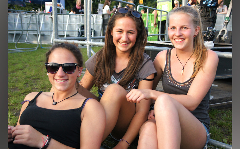 Warten auf die nächste Band