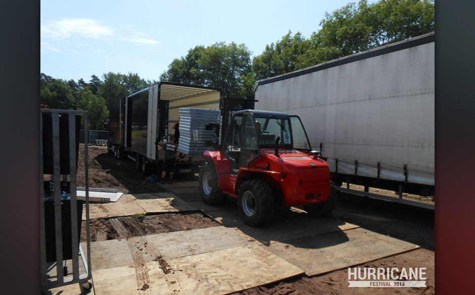 Aufbau beim Hurricane