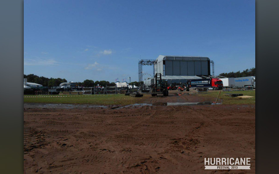 Aufbau beim Hurricane