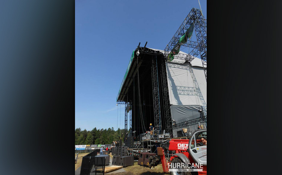 Aufbau beim Hurricane