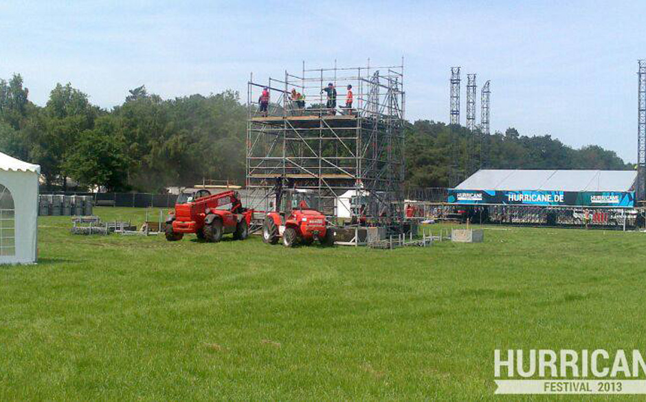 Hier wird geschraubt