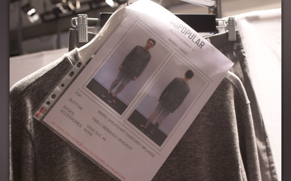 Hinweisschilder, damit jeder schnell sein Outfit findet