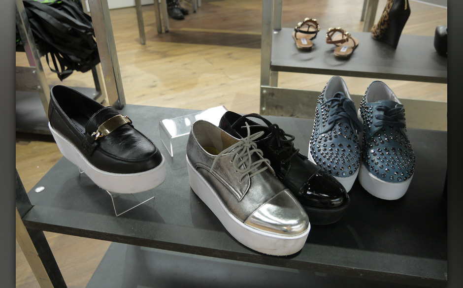 Und noch ein Schuh-Trend: Plateau. Gesehen bei Steve Madden.