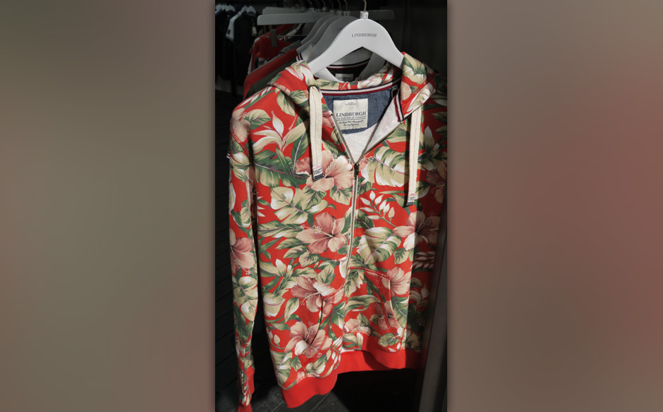 Kapuzenjacke von Lindbergh mit Hawaii-Muster