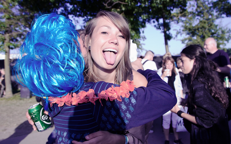 Fans beim Roskilde Festival 2013