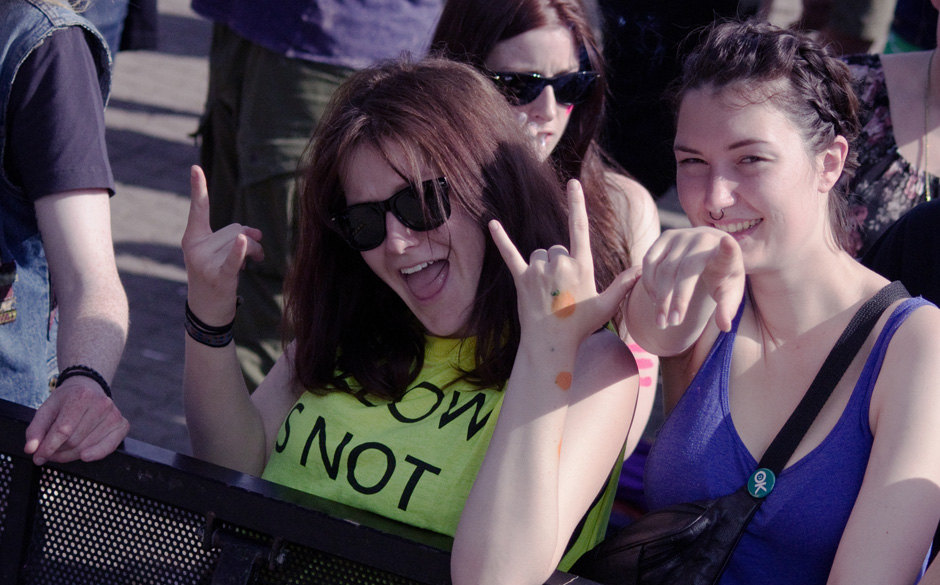 Fans beim Roskilde Festival 2013