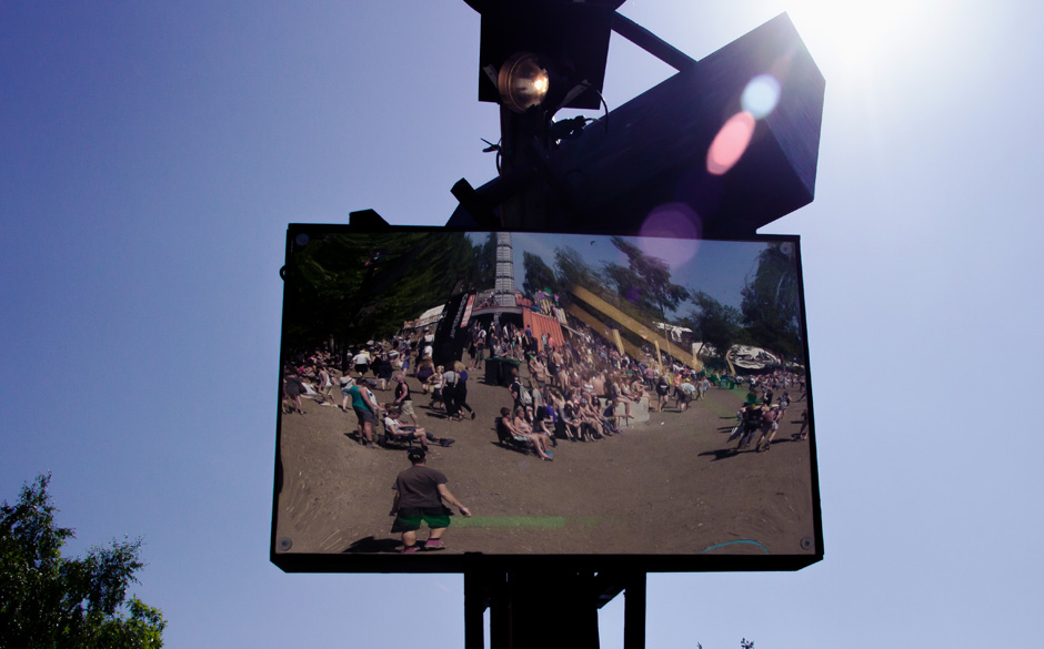 Festival-Besucher am Samstag