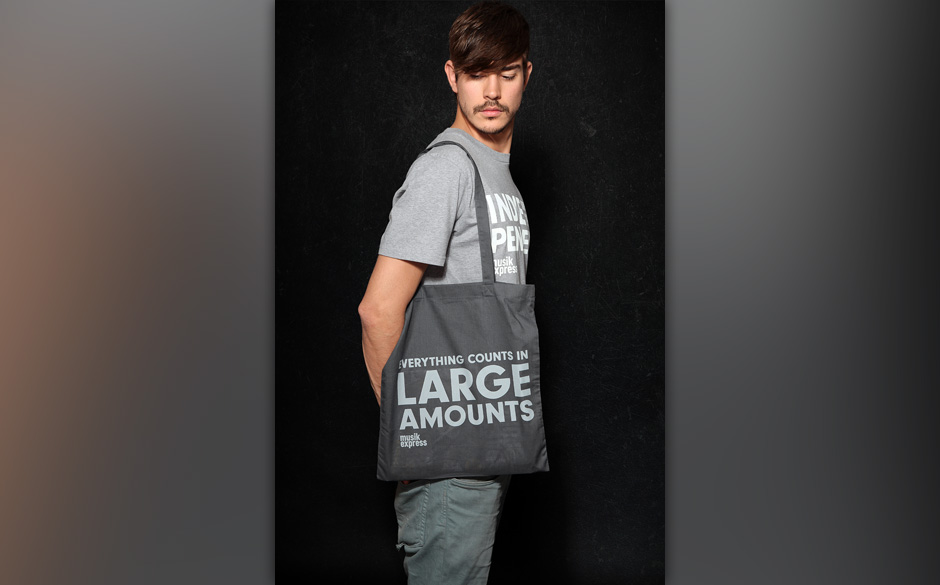 "Everything Counts In Large Amounts" - sangen früher Depeche Mode, sagt heute dieser Jutebeutel