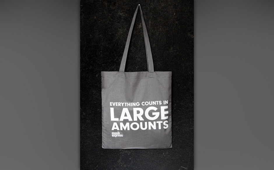 "Everything Counts In Large Amounts" - sangen früher Depeche Mode, sagt heute dieser Jutebeutel