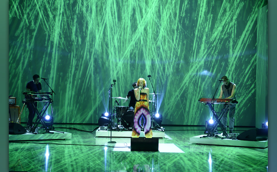 Lizzy Plapinger von MS MR beim Auftritt auf der Michalsky StyleNite