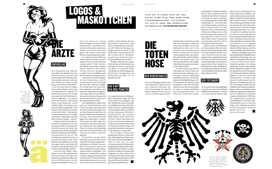 Auszug aus unserem Sonderheft "Die Ärzte vs. Die Toten Hosen"