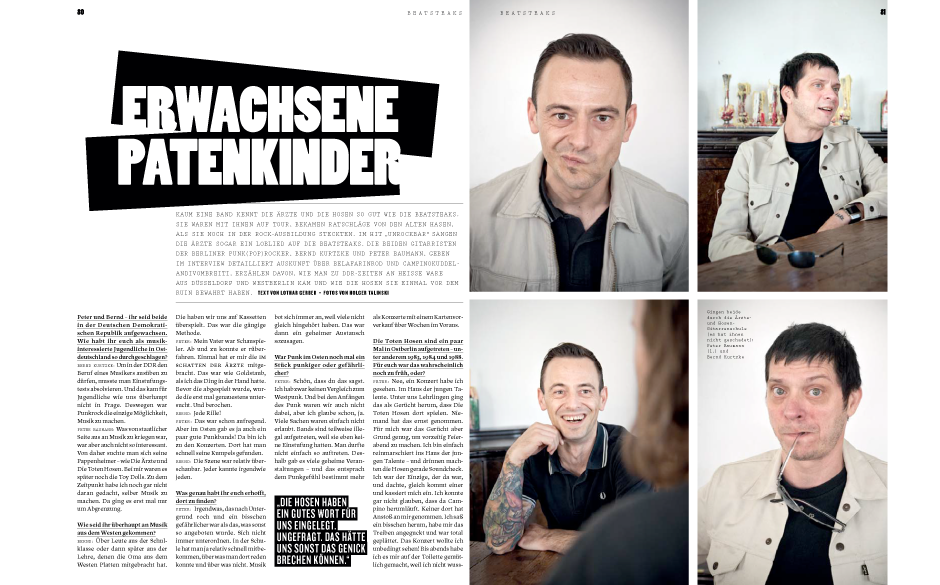 Auszug aus unserem Sonderheft "Die Ärzte vs. Die Toten Hosen"