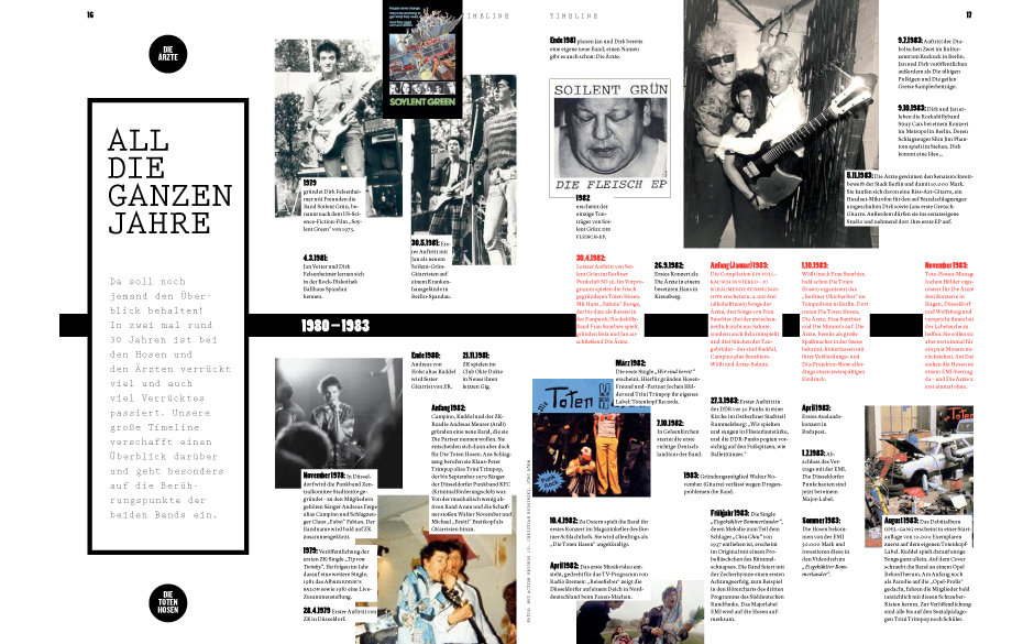 Auszug aus unserem Sonderheft "Die Ärzte vs. Die Toten Hosen"