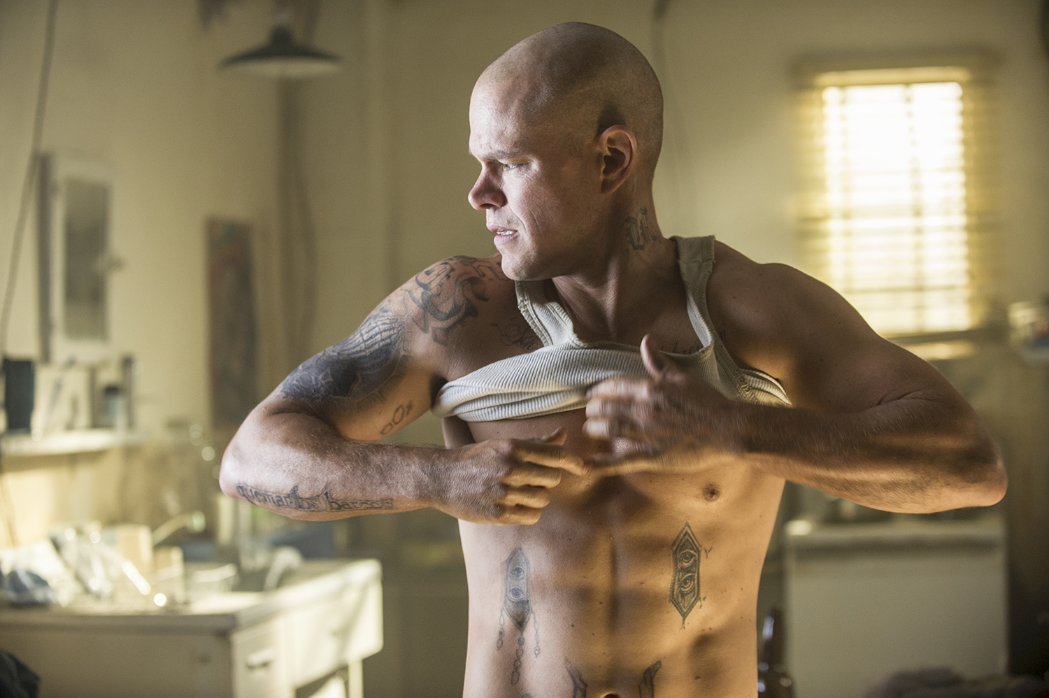 Matt Damon in "Elysium". Zu sehen ab dem 15.8.