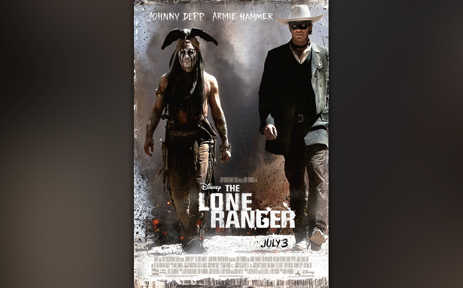 "Lone Ranger": Western mit Johnny Depp, seit dem 8.8. im Kino