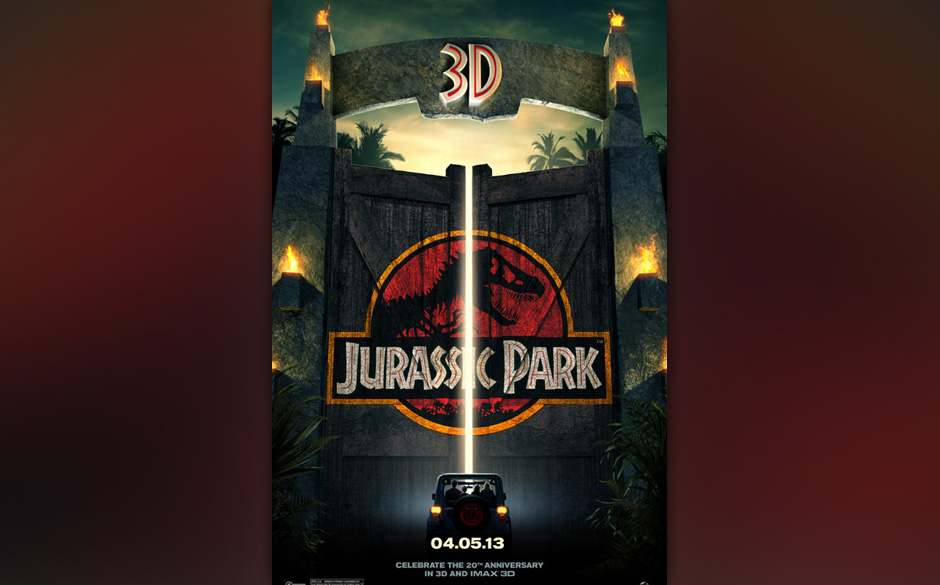 Die Saurier kommen zurück: Ab dem 5.9. turnen sie in "Jurassic Park 3D" wieder über die Leihnwand.