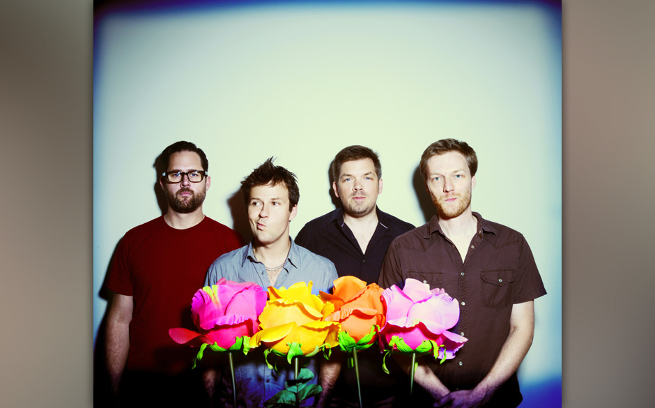 Indierockband The Dismemberment Plan aus Washington D.C. Im Oktober erscheint ihr neues Album UNCANNY VALLY . ihr erstes s...