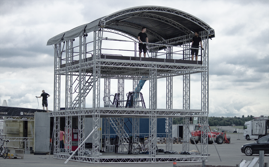 "FOH" vor der Hauptbühne