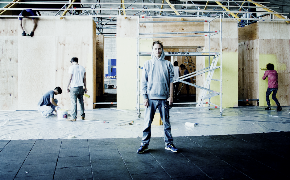 Art-Village-Bauleiter Jan "Yaneq" Kage