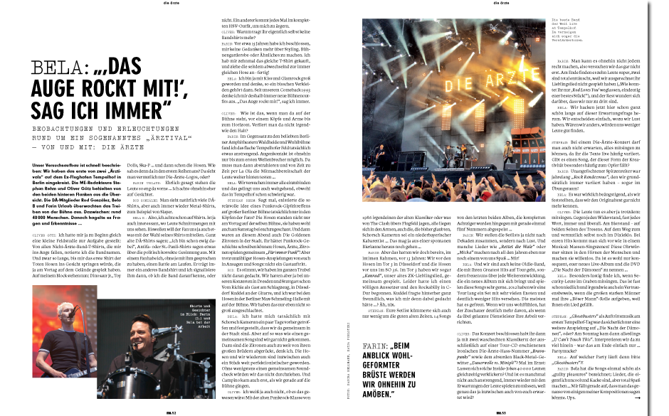 Die Ärzte berichten über ihr eigenes Festival