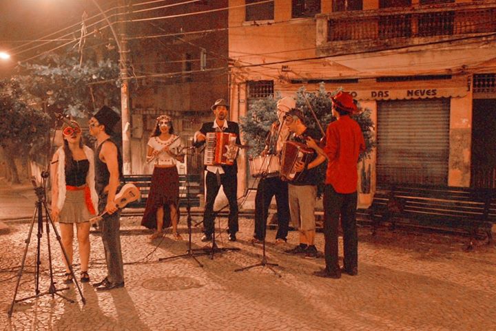 In den Straßen von Rio de Janeiro.