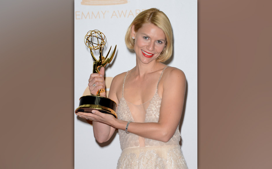 Claire Danes wurde für ihre Rolle als Carrie Mathison in 'Homeland' zur besten Hauptdarstellerin einer Drama-Serie gewählt.