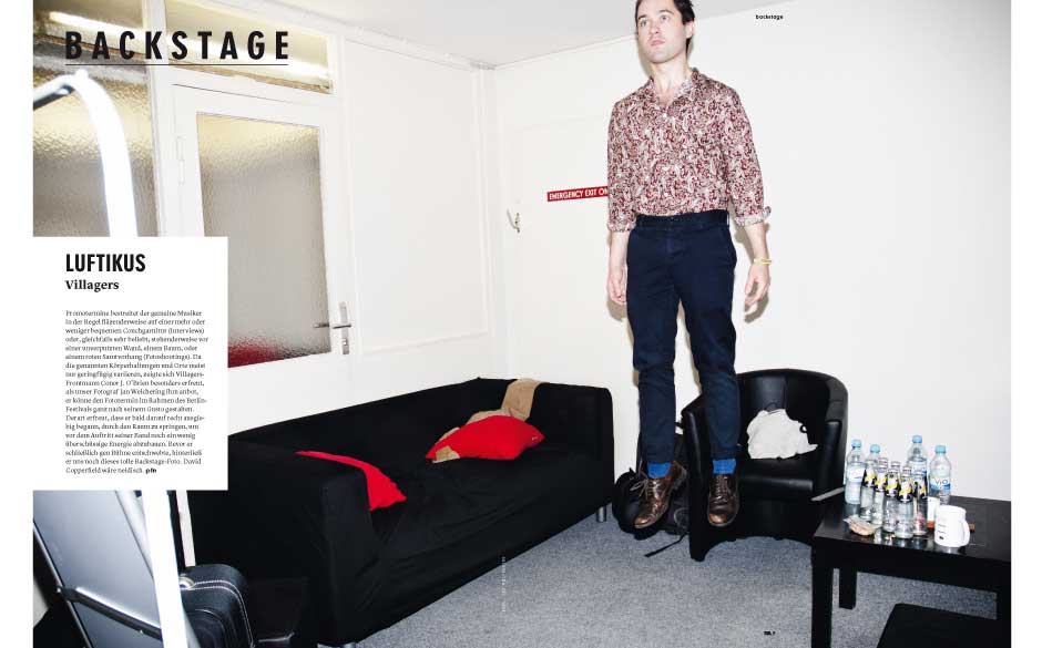 Backstage mit Villagers