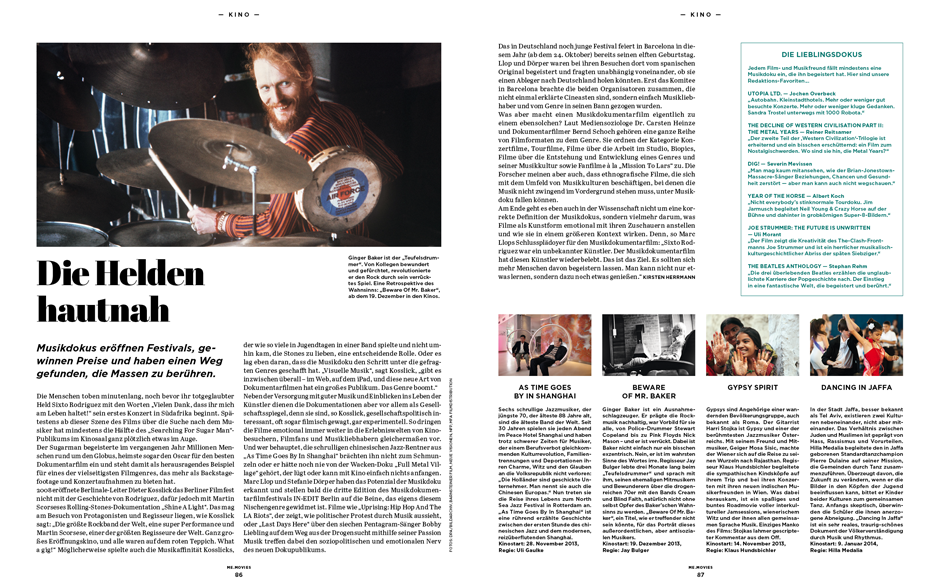 Die zweite Ausgabe ME.MOVIES - jetzt am Kiosk, im App Store und als Abo erhältlich!