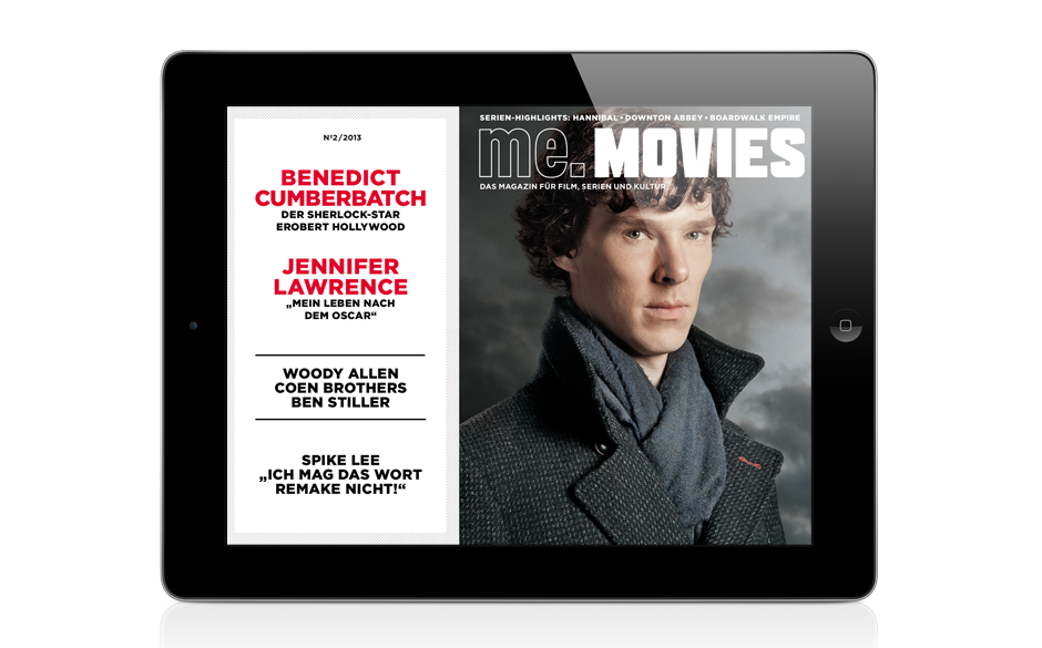 Die zweite Ausgabe ME.MOVIES - jetzt auch exklusiv für iPad im App Store erhältlich!