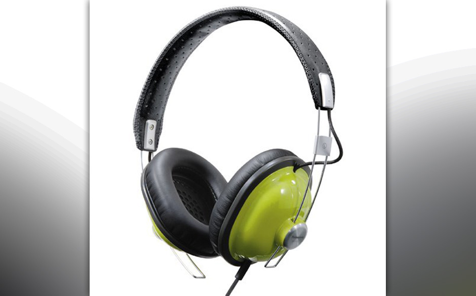 Wer es lieber Retro mag, greift zum Panasonic RP-HTX7-G1. Auch hier kann man zwischen verschiedenen Farben wählen.