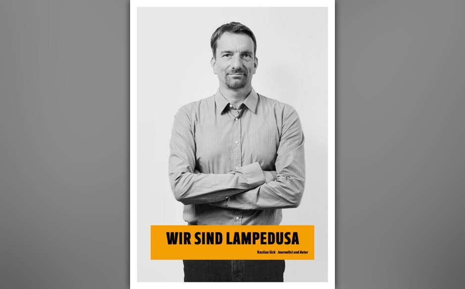 Autor Bastian Sick engagiert sich für die Lampedusa-Flüchtlinge.