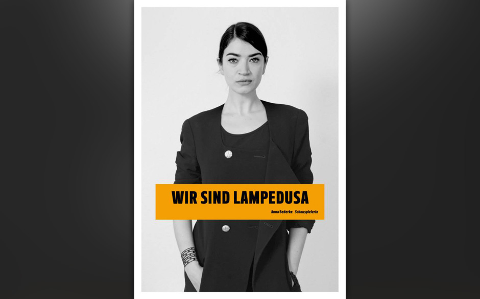 Anna Bederke ist Schauspielerin und auf der Seite von über 300 Hamburger Flüchtlingen.