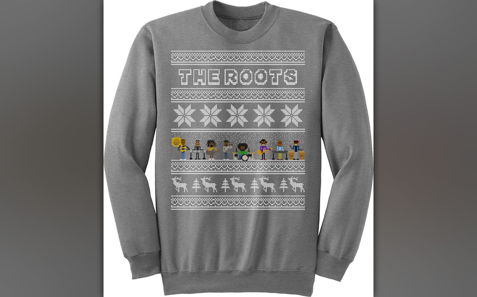 The Roots kombinieren Pixel-Optik mit weihnachtlichem Flair.