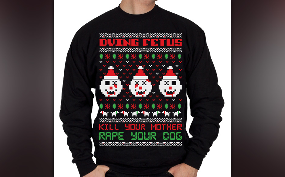 Für Fans der härteren Gangart: Dying Fetus erschreckt Oma an Heiligabend.