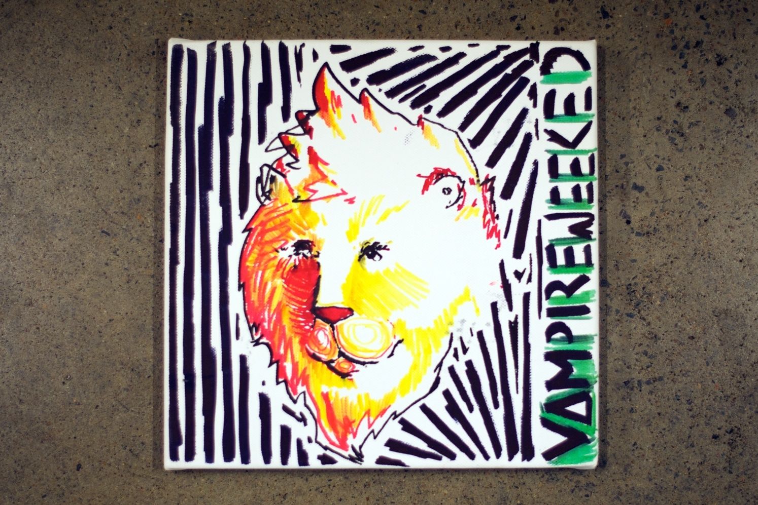 Das Bild von Vampire Weekend ist tatsächlich ein wahrer Augenschmaus geworden.