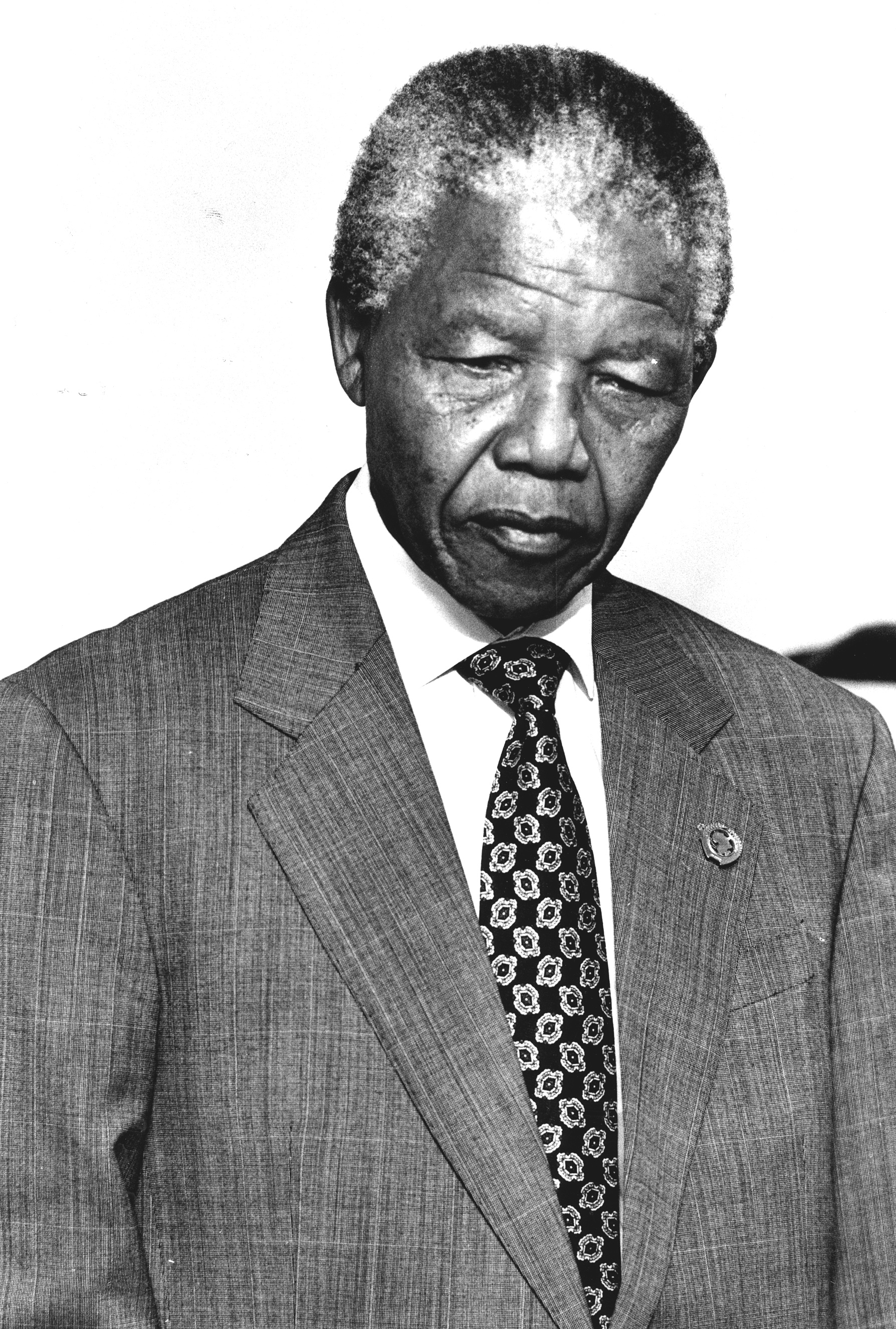 Mandela 1992, am Tag als er seine Scheidung bekanntgab