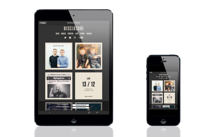 So sieht er aus, der neue Musikexpress als App für iPad und iPhone