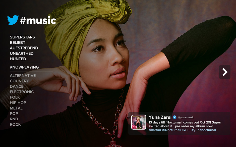 Die Enttäuschung des Jahres lieferte der Kurznachrichtendienst Twitter mit seiner Musikempfehlungsplattform „Twitter #m...