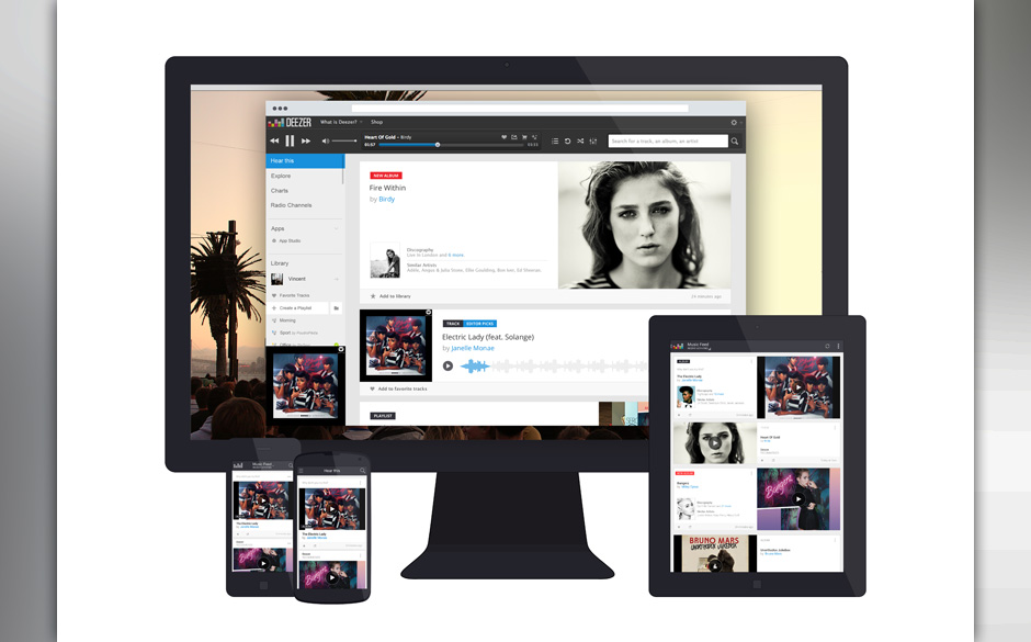 Auch das französische Unternehmen Deezer baute seine Stellung aus. Als nächstes soll der Markt in den USA erobert werden.