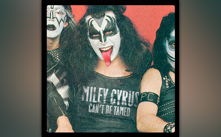 Miley Cyrus brüstet sich gern damit, ein großer Fan von Kiss zu sein - ist das andersherum wohl genauso?