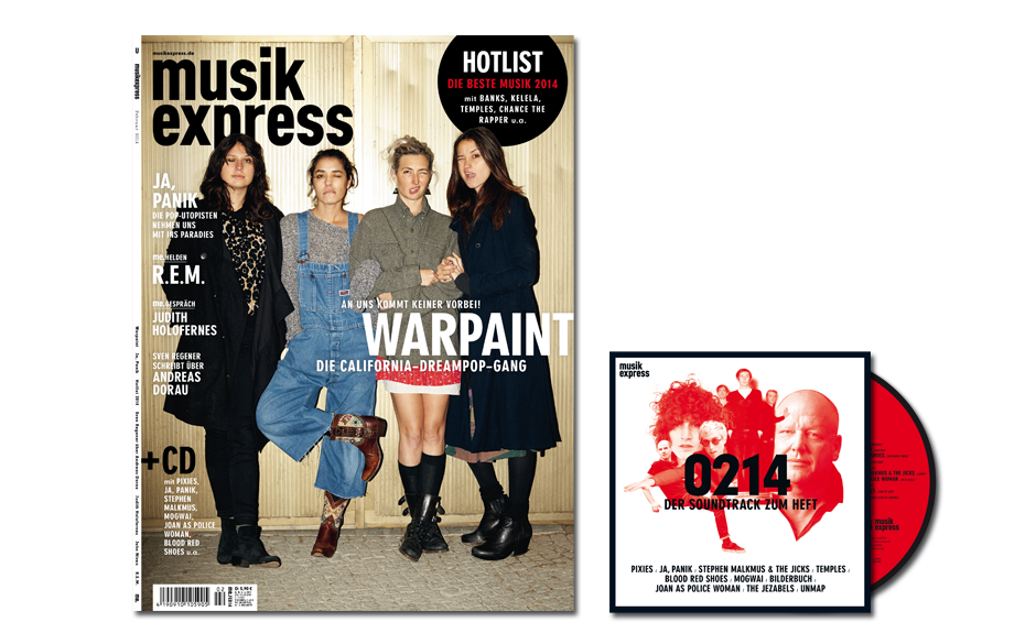 So sieht der Musikexpress 2/2014 aus - CD inklusive