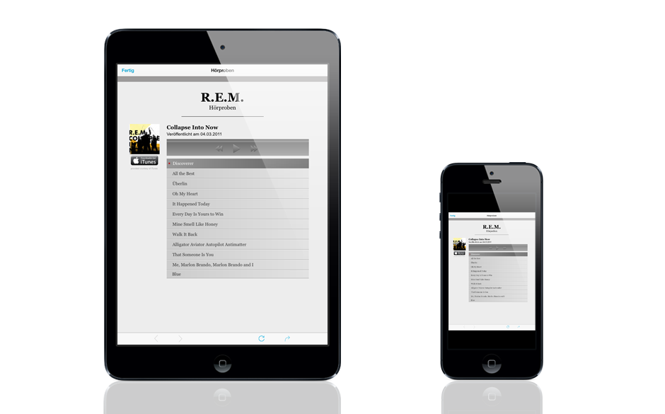 So sieht die App des neuen Musikexpress aus