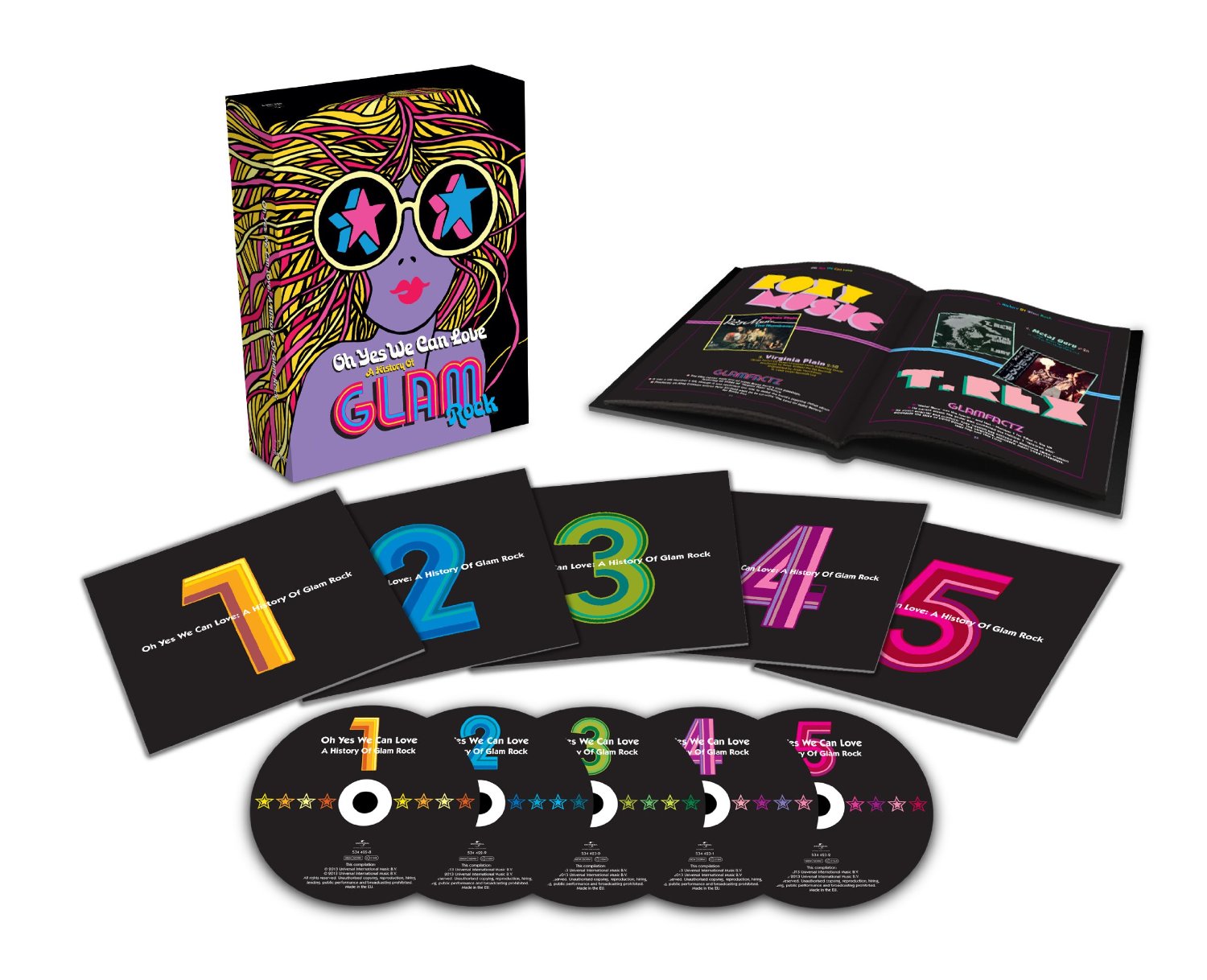 Auch als Aboprämie erhältlich: 5-CD-Boxset "Oh Yes We Can Love: The History Of Glam Rock"